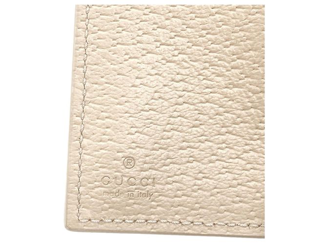 Cartera Gucci Tri-fold Castaño Blanco - vista 7