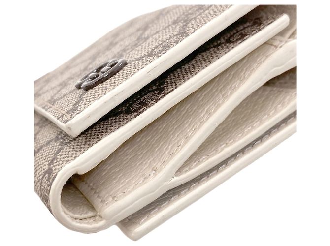 Cartera Gucci Tri-fold Castaño Blanco - vista 9