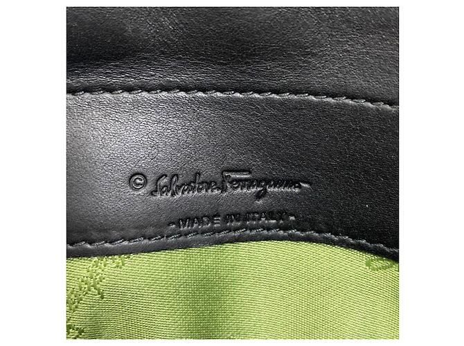 Salvatore Ferragamo Logo Langbörse Schwarz - Ansicht 6