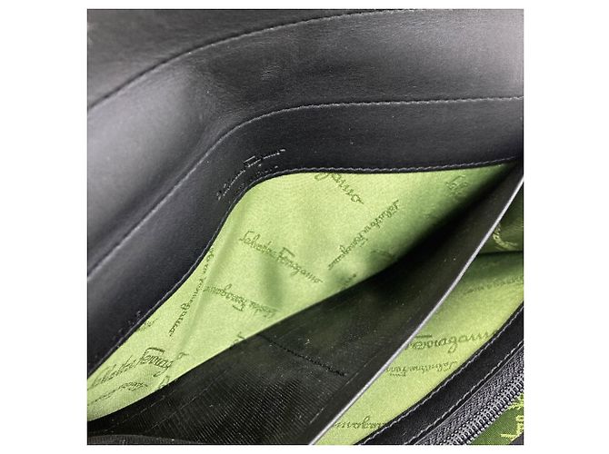 Salvatore Ferragamo Logo Langbörse Schwarz - Ansicht 7