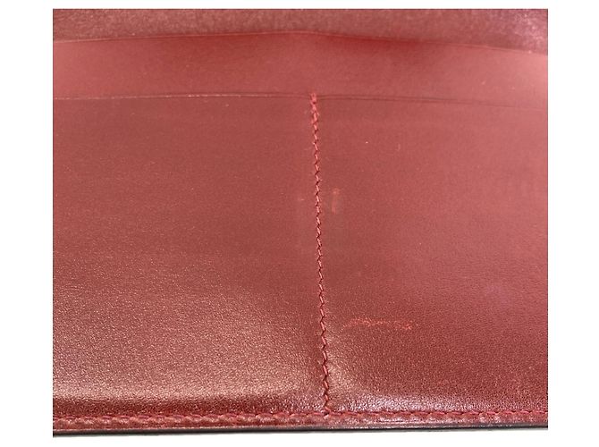 Hermès Cartera bi-fold Hermes Kelly Compact Roja - vista 11