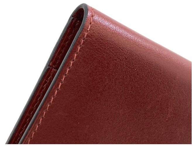 Hermès Cartera bi-fold Hermes Kelly Compact Roja - vista 16