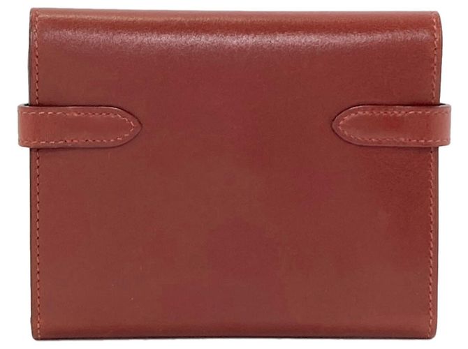 Hermès Cartera bi-fold Hermes Kelly Compact Roja - vista 2