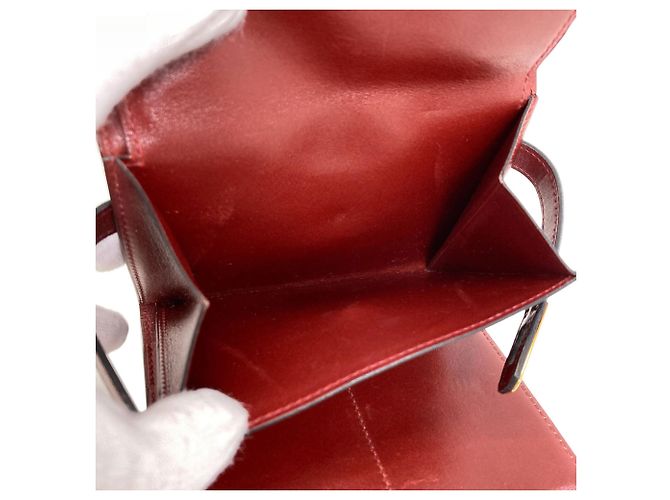 Hermès Cartera bi-fold Hermes Kelly Compact Roja - vista 6
