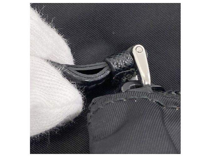 Borsa Tote Prada in nylon nero - vista 12
