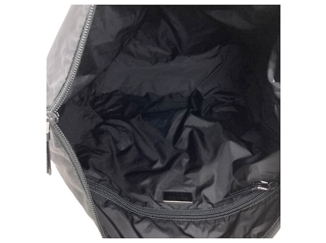 Borsa Tote Prada in nylon nero - vista 5