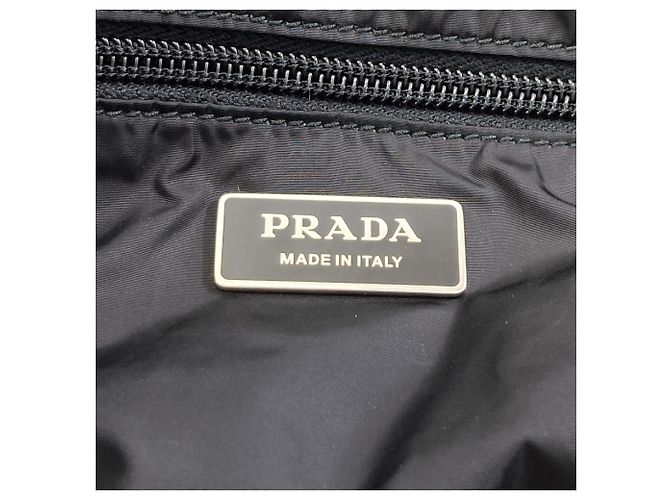 Borsa Tote Prada in nylon nero - vista 6