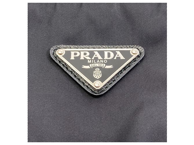 Borsa Tote Prada in nylon nero - vista 7