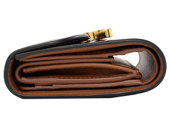 Céline Celine Small Flap Wallet Triomphe Dark brown - view 3