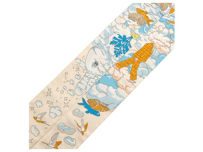 Hermès Hermes Twilly Schal Roh - Ansicht 3