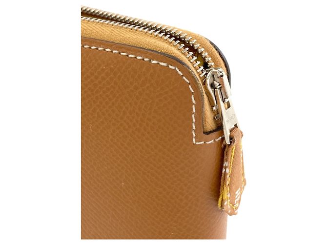 Hermès Portafoglio lungo Hermes Azap in seta color Gold D'oro - vista 13