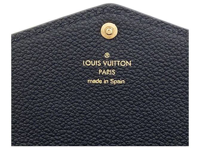 Louis Vuitton M80496 Portefeuille Sarah Long Wallet Nero - vista 7