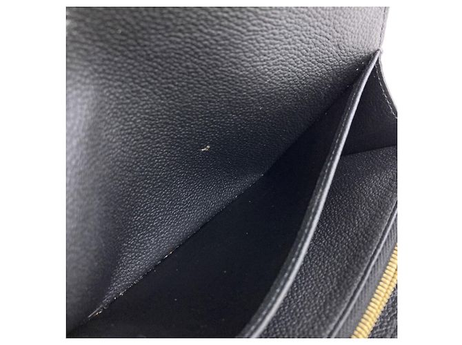 Louis Vuitton M80496 Portefeuille Sarah Long Wallet Nero - vista 8