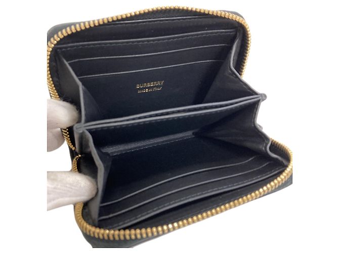 Monedero Burberry de piel negra Negro - vista 4