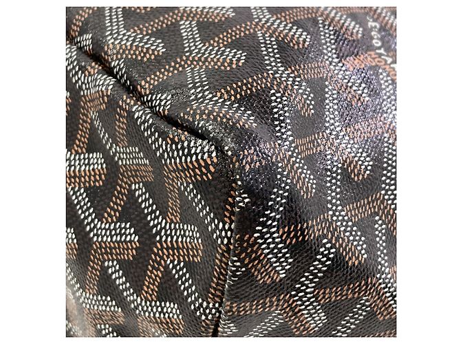 Goyard Saint Louis GM Tote Bag Schwarz - Ansicht 12