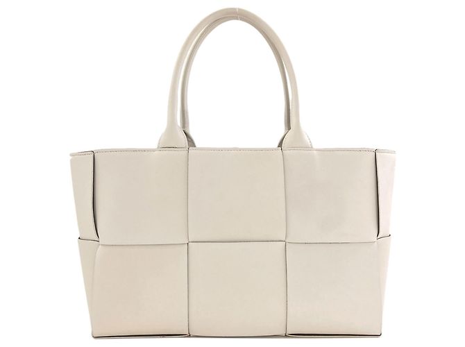 Borsa Tote Bottega Veneta Arco Bianco - vista 2