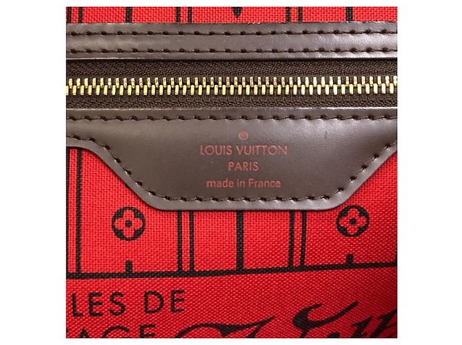 Saco Tote Louis Vuitton Neverfull MM Damier ebene - vista 6