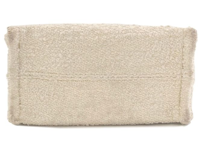 Céline Celine Small Cabas Thais 2-Way Handbag Bianco Verde - vista 4