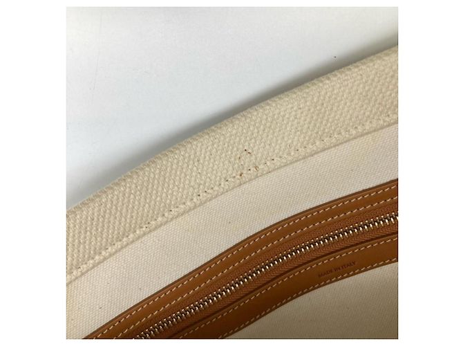Cabas Céline Borsa Tote Orizzontale Celine Beige - vista 5