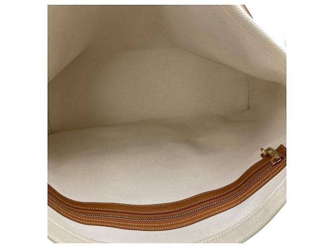 Cabas Céline Borsa Tote Orizzontale Celine Beige - vista 6
