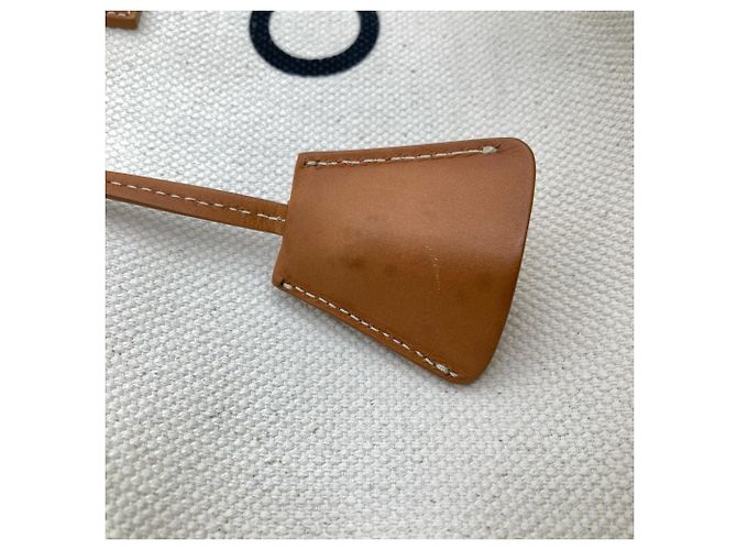 Cabas Céline Borsa Tote Orizzontale Celine Beige - vista 9