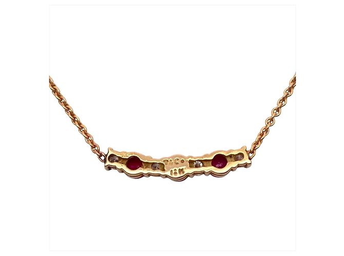 Autre Marque Collana linea rubini e diamanti Tiffany & Co. - vista 2