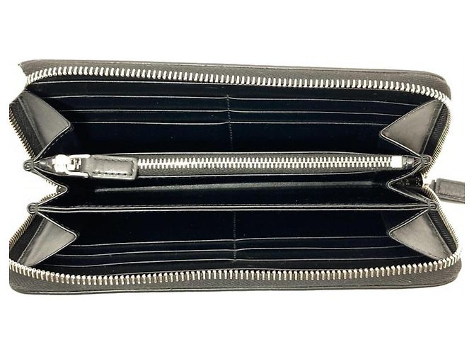 Cartera larga Prada en piel negra Negro - vista 5