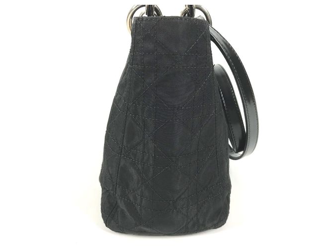Borsa Christian Dior Lady Dior Nylon Nero - vista 4
