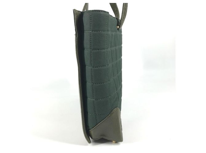 Borsa Chanel Chocolate Bar in Khaki Cachi - vista 3