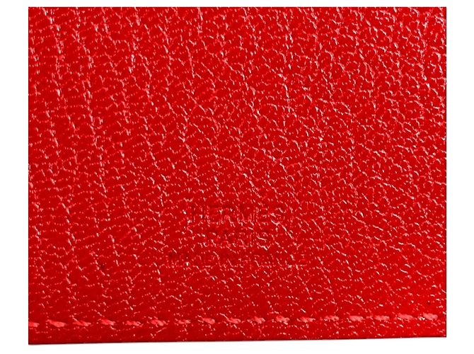 Hermès Funda de Pasaporte Hermes Tarmac PM Roja - vista 12