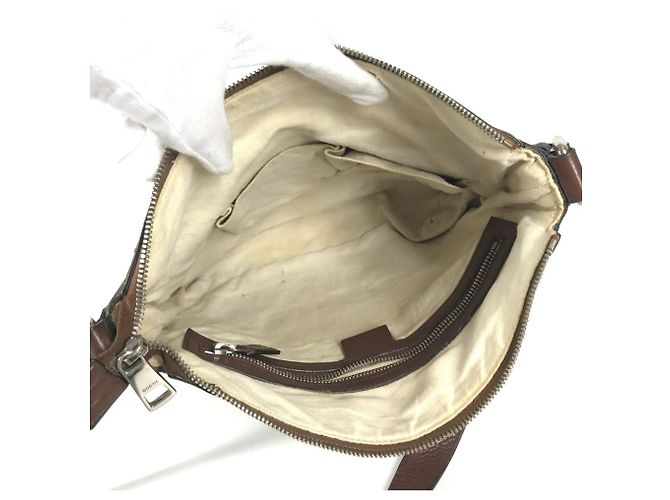 Bolsa de Ombro Gucci Interlocking G Logo Marrom - vista 11