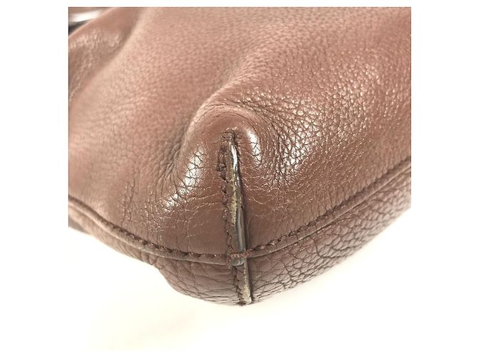 Bolsa de Ombro Gucci Interlocking G Logo Marrom - vista 7