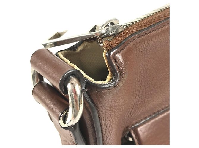 Bolsa de Ombro Gucci Interlocking G Logo Marrom - vista 9