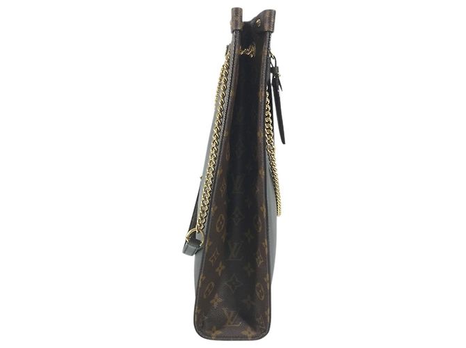 Sac Louis Vuitton Monogram Nova MM Marron Noir - vue 4