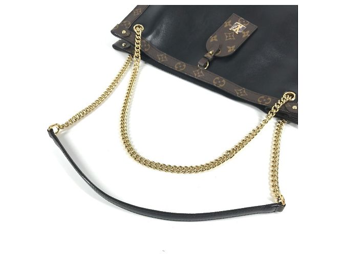 Sac Louis Vuitton Monogram Nova MM Marron Noir - vue 8
