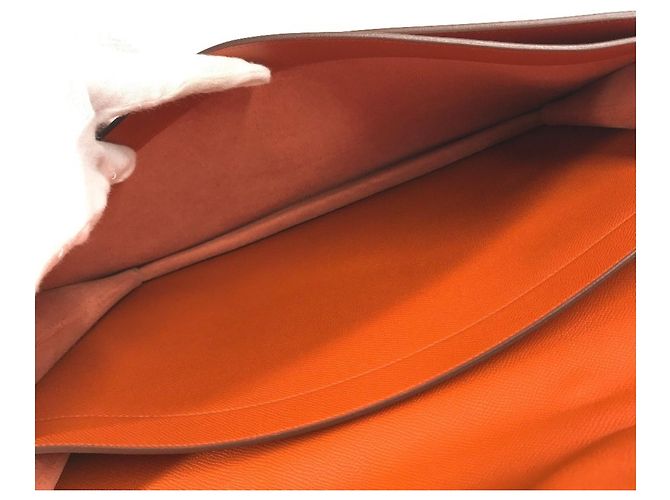 Hermès Hermes Sac à Dépêches 38 Briefcase Naranja - vista 13