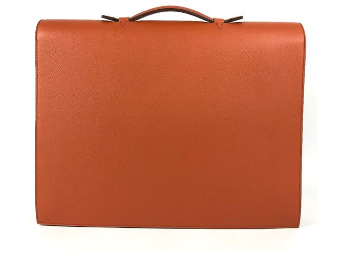 Hermès Hermes Sac à Dépêches 38 Briefcase Naranja - vista 2
