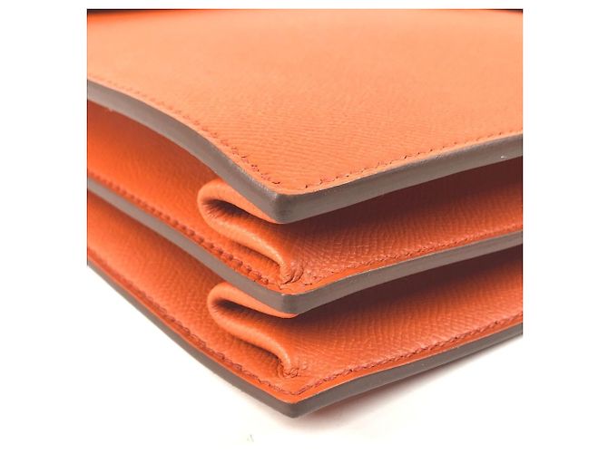 Hermès Hermes Sac à Dépêches 38 Briefcase Naranja - vista 7