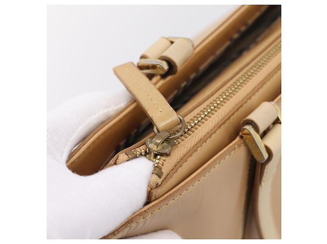 Borsa a mano BURBERRY in pelle Beige Gold Auth ep15977 D'oro - vista 11
