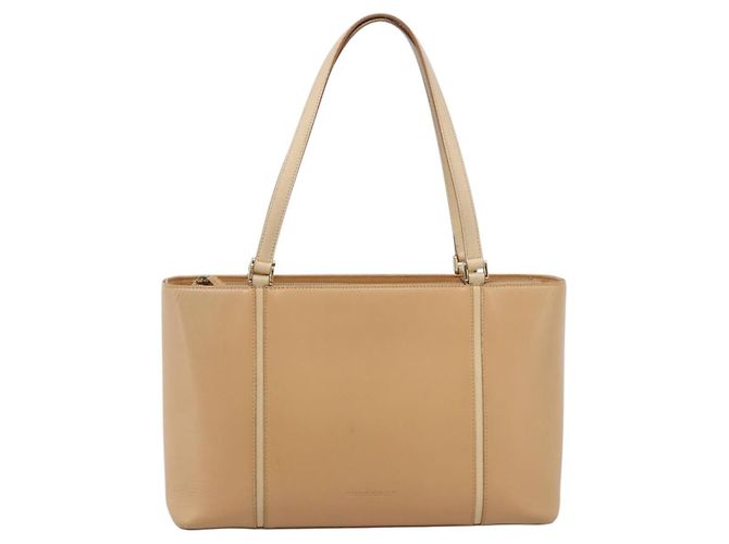 Borsa a mano BURBERRY in pelle Beige Gold Auth ep15977 D'oro - vista 13