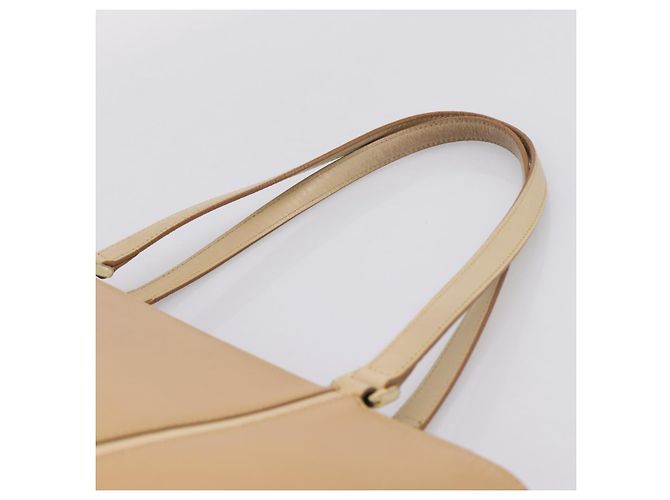 Borsa a mano BURBERRY in pelle Beige Gold Auth ep15977 D'oro - vista 14
