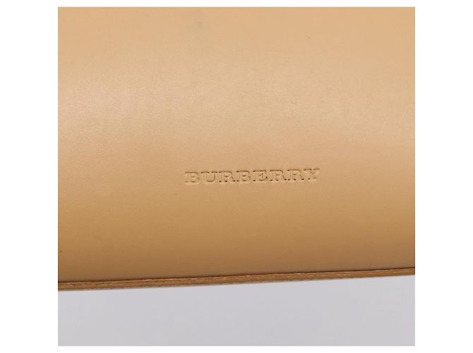 Borsa a mano BURBERRY in pelle Beige Gold Auth ep15977 D'oro - vista 18