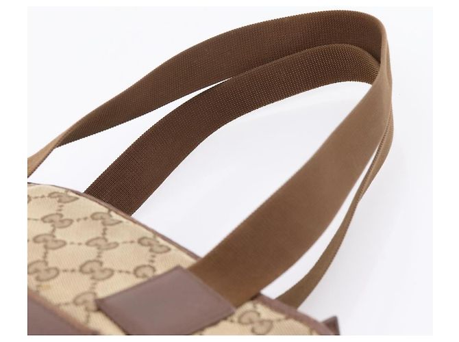 Borsa Tote GUCCI GG Canvas Beige Silver 019 0402 Auth ep15996 Argento - vista 14