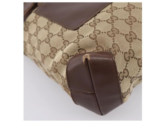 Borsa Tote GUCCI GG Canvas Beige Silver 019 0402 Auth ep15996 Argento - vista 15