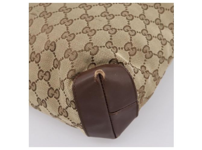 Borsa Tote GUCCI GG Canvas Beige Silver 019 0402 Auth ep15996 Argento - vista 16