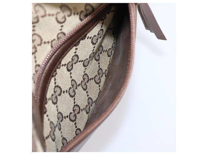 Borsa Tote GUCCI GG Canvas Beige Silver 019 0402 Auth ep15996 Argento - vista 25