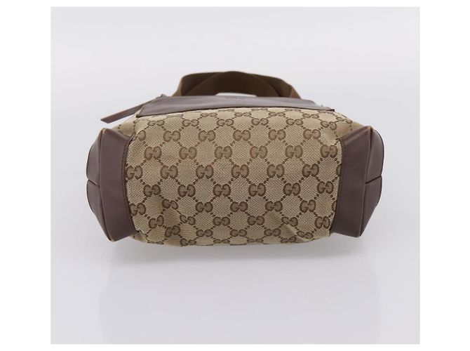 Borsa Tote GUCCI GG Canvas Beige Silver 019 0402 Auth ep15996 Argento - vista 5