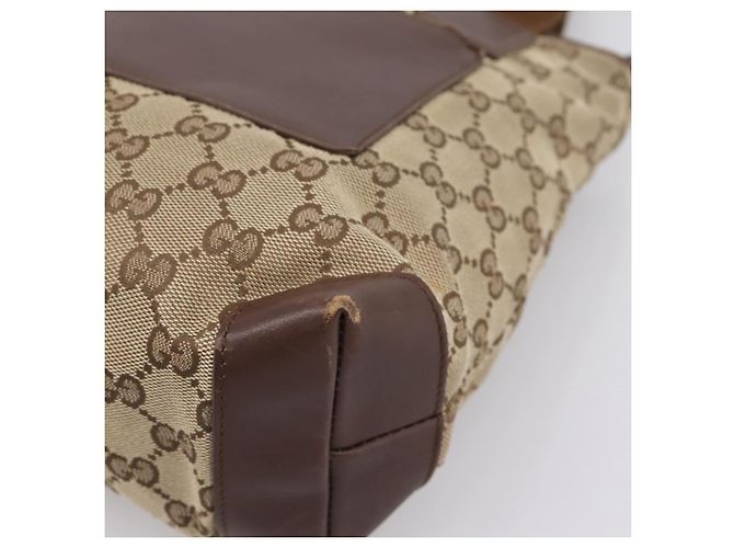 Borsa Tote GUCCI GG Canvas Beige Silver 019 0402 Auth ep15996 Argento - vista 8
