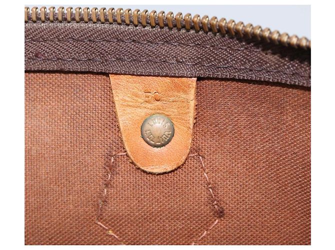 Borsa a mano LOUIS VUITTON Monogram Speedy 35 M41524 LV Auth 201481 Monogramma - vista 12