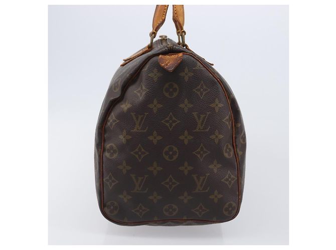 Borsa a mano LOUIS VUITTON Monogram Speedy 35 M41524 LV Auth 201481 Monogramma - vista 3